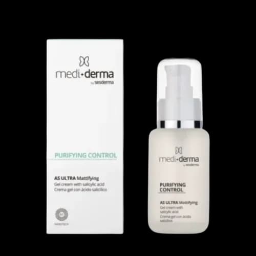 PURIFYING CONTROL AS ULTRA Mattifying Creme Gel - Creme gel seborregulador com ácido salicílico 50 ml